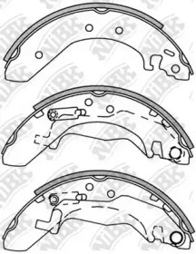 Комлект тормозных накладок NiBK FN5530