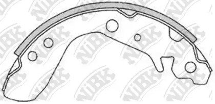 Комлект тормозных накладок NiBK FN5534