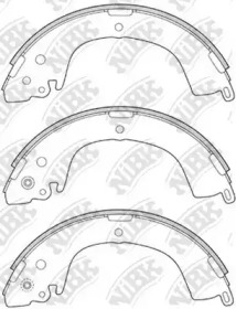 Комлект тормозных накладок NiBK FN6718