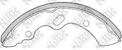 Комлект тормозных накладок NiBK FN6722