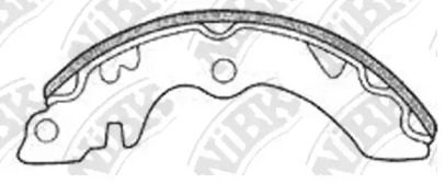 Комлект тормозных накладок NiBK FN9902