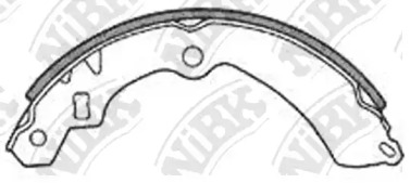 Комлект тормозных накладок NiBK FN9934