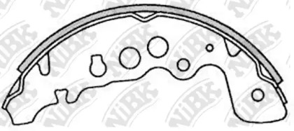 Комлект тормозных накладок NiBK FN9958
