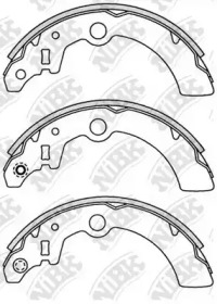 Комлект тормозных накладок NiBK FN9959