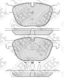 Комплект тормозных колодок NiBK PN0094