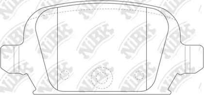 Комплект тормозных колодок NiBK PN0192
