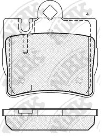 Комплект тормозных колодок NiBK PN0200W