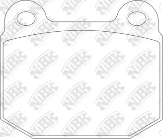 Комплект тормозных колодок NiBK PN0226