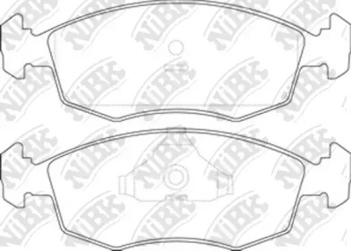 Комплект тормозных колодок NiBK PN0255