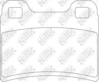 Комплект тормозных колодок NiBK PN0294