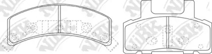 Комплект тормозных колодок NiBK PN0308