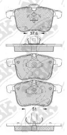 Комплект тормозных колодок NiBK PN0359