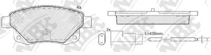 Комплект тормозных колодок NiBK PN0431W