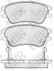 Комплект тормозных колодок NiBK PN0439