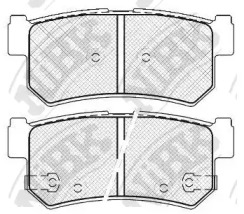 Комплект тормозных колодок NiBK PN0440