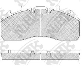 Комплект тормозных колодок NiBK PN0451