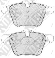 Комплект тормозных колодок NiBK PN0483