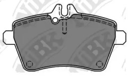 Комплект тормозных колодок NiBK PN0489