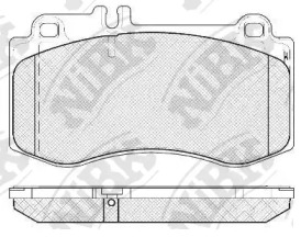 Комплект тормозных колодок NiBK PN0491