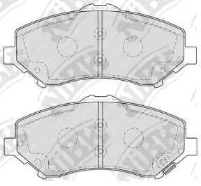 Комплект тормозных колодок NiBK PN0496