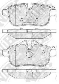 Комплект тормозных колодок NiBK PN0514