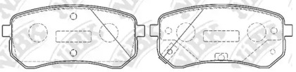 Комплект тормозных колодок NiBK PN0526