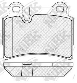 Комплект тормозных колодок NiBK PN0541