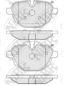 Комплект тормозных колодок NiBK PN0546