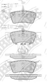 Комплект тормозных колодок NiBK PN0611W