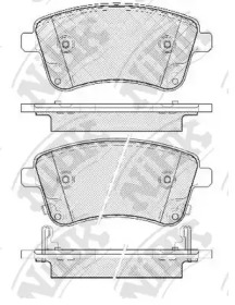 Комплект тормозных колодок NiBK PN0703