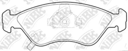 Комплект тормозных колодок NiBK PN0810