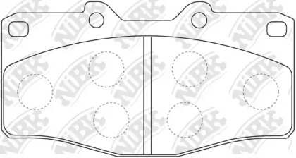 Комплект тормозных колодок NiBK PN1393