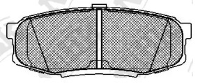 Комплект тормозных колодок NiBK PN1542
