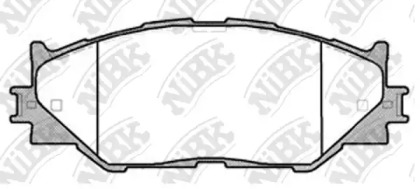 Комплект тормозных колодок NiBK PN1829