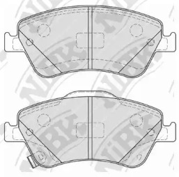 Комплект тормозных колодок NiBK PN1835