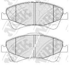 Комплект тормозных колодок NiBK PN1837