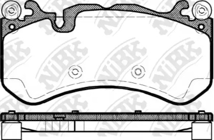 Комплект тормозных колодок NiBK PN31012