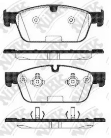 Комплект тормозных колодок NiBK PN31017