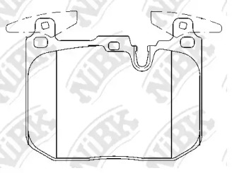 Комплект тормозных колодок NiBK PN32003