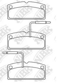 Комплект тормозных колодок NiBK PN42003W