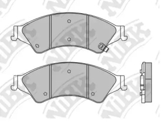 Комплект тормозных колодок NiBK PN51001