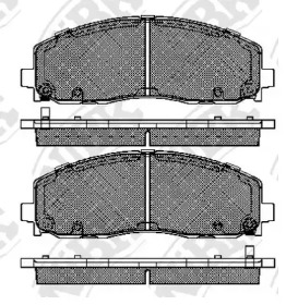 Комплект тормозных колодок NiBK PN53003