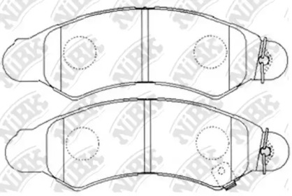 Комплект тормозных колодок NiBK PN7477