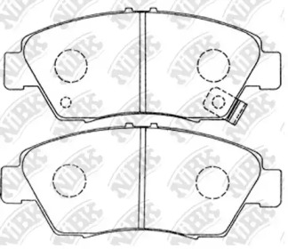 Комплект тормозных колодок NiBK PN8264