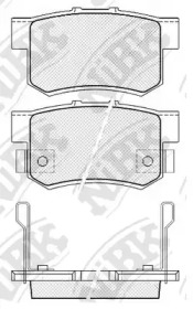 Комплект тормозных колодок NiBK PN8397