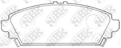 Комплект тормозных колодок NiBK PN8526