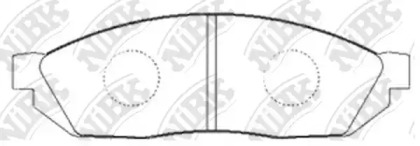 Комплект тормозных колодок NiBK PN9124