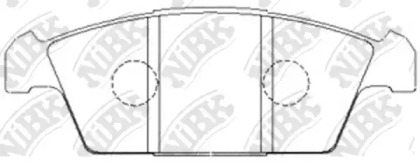 Комплект тормозных колодок NiBK PN9183