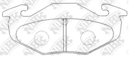 Комплект тормозных колодок NiBK PN9339