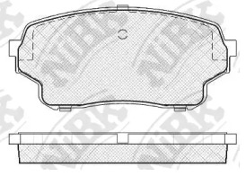 Комплект тормозных колодок NiBK PN9806